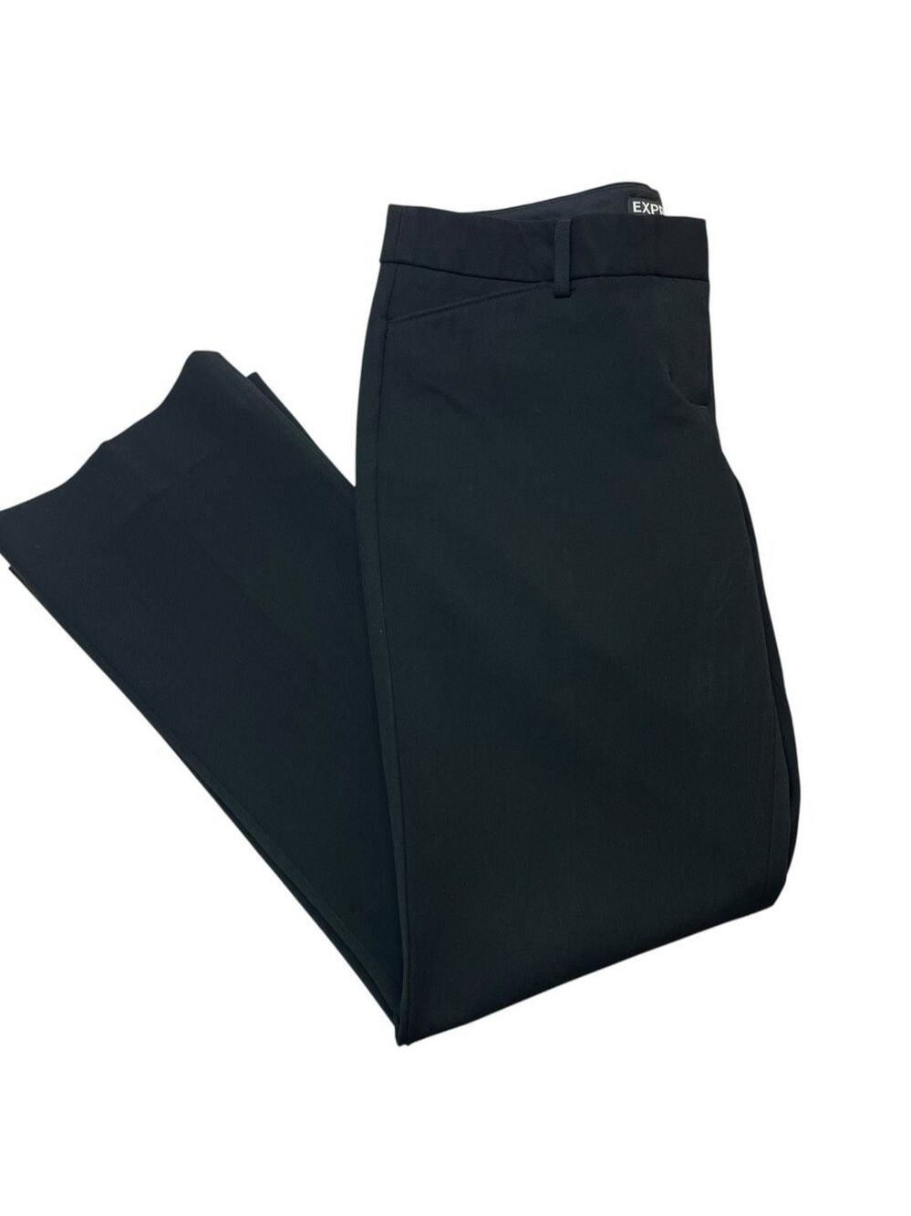 Express Columnist Straight Leg Dress Pants Trousers Black Size 6S